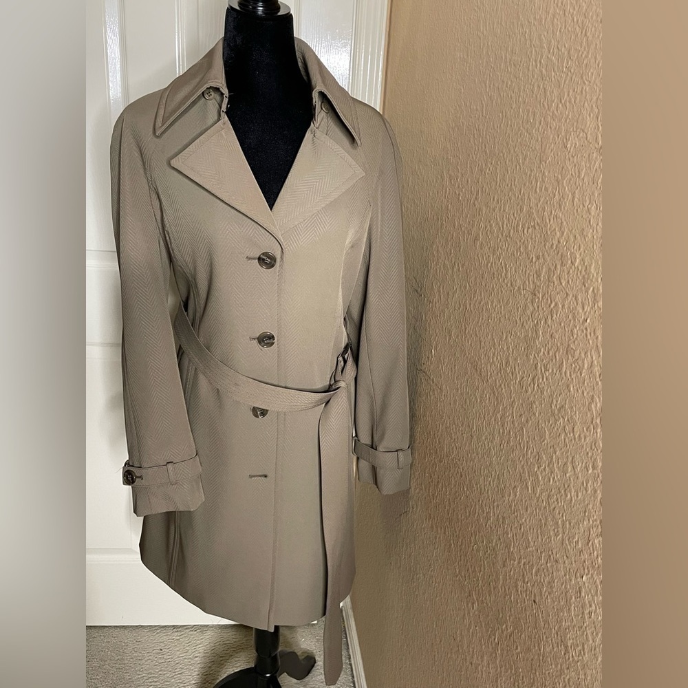 Women’s Orvis small Herringbone trench Coat​​​​​​​​​​​​​ - Picture 7 of 11
